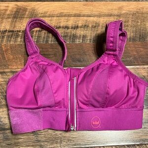 SHEFIT Women’s Size Small High Impact Aerobics Running Gym Pink Fitness Bra